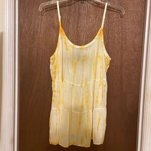 RARE!!! Torrid NWT yellow tie dye strappy cami​​